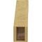 Ekena Millwork 5-inch W x 12-inch D x 16-inch H Stanfield Rough Cedar Woodgrain TimberThane Knee Brace, Primed BRCUR05X12X16STARCPR - alternate 4